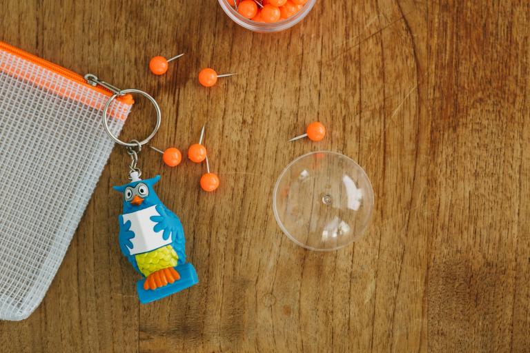 Monsieur le Hibou Fabeltjeskrant porte-clé