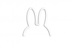 Miffy "Wall" Art I 100% made in Belgium I Metal ears I Medium